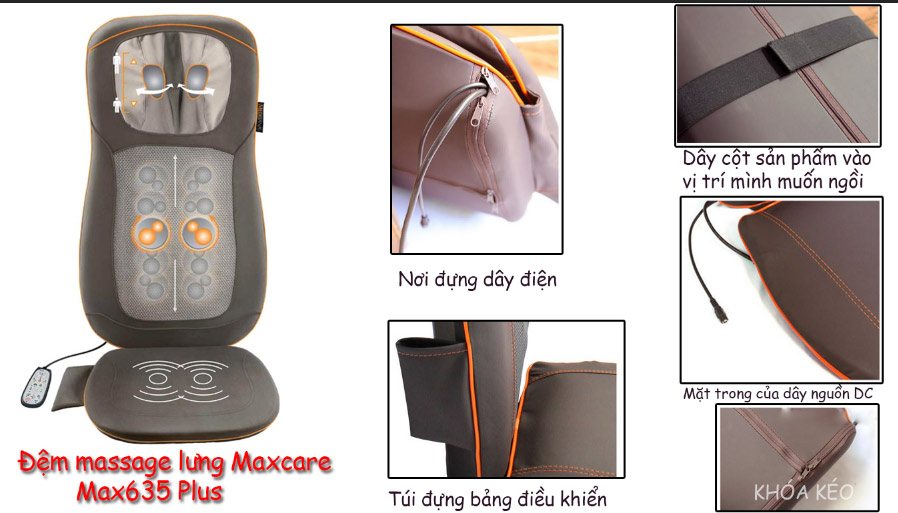 Đệm massage Maxcare Max-635 Plus