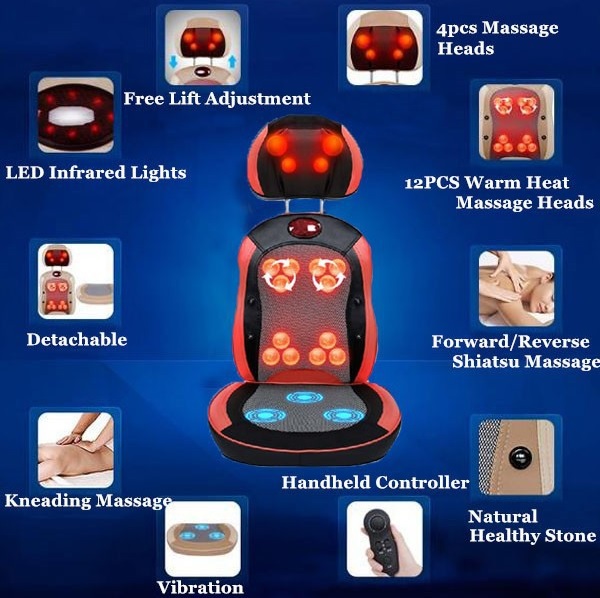 đệm massage Shoohan có nhiều chức năng và tác dụng tốt cho cơ thể